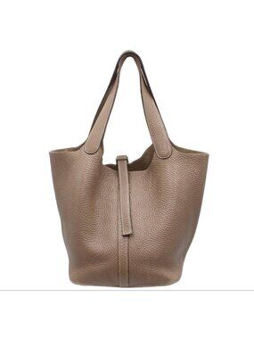Hermes Picotin MM Leather Handbag